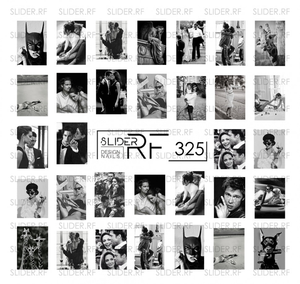 Sticker Design RF325 (Adesivi dissolvibili in acqua)