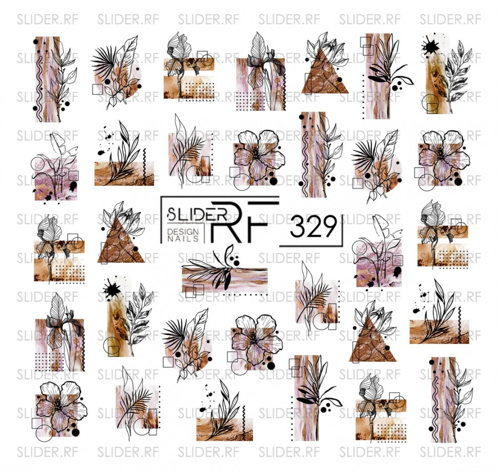 Sticker Design RF329 (Wasserlösliche Aufkleber)