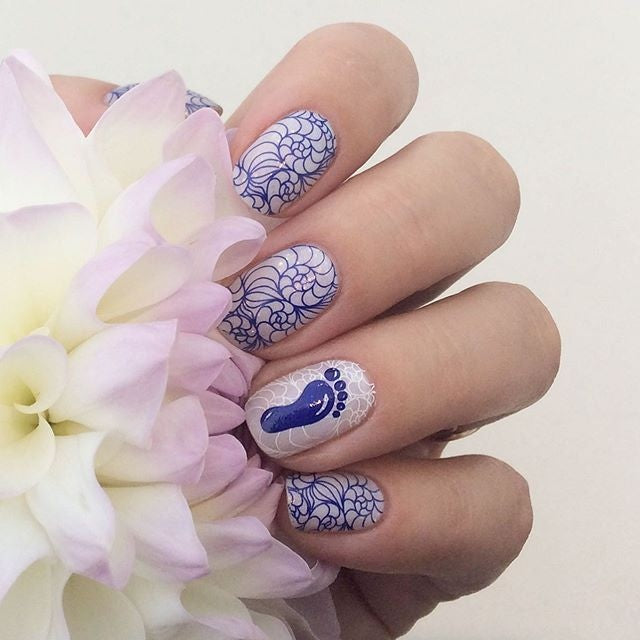 Piastra per stamping numero 018 di Swanky
