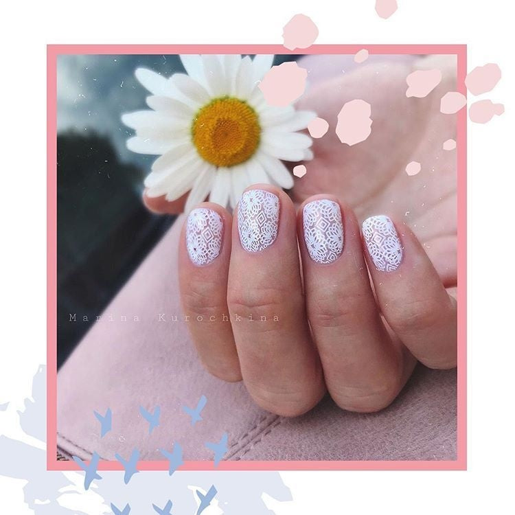 Stamping Plate Stencil Nr. 025 di Swanky