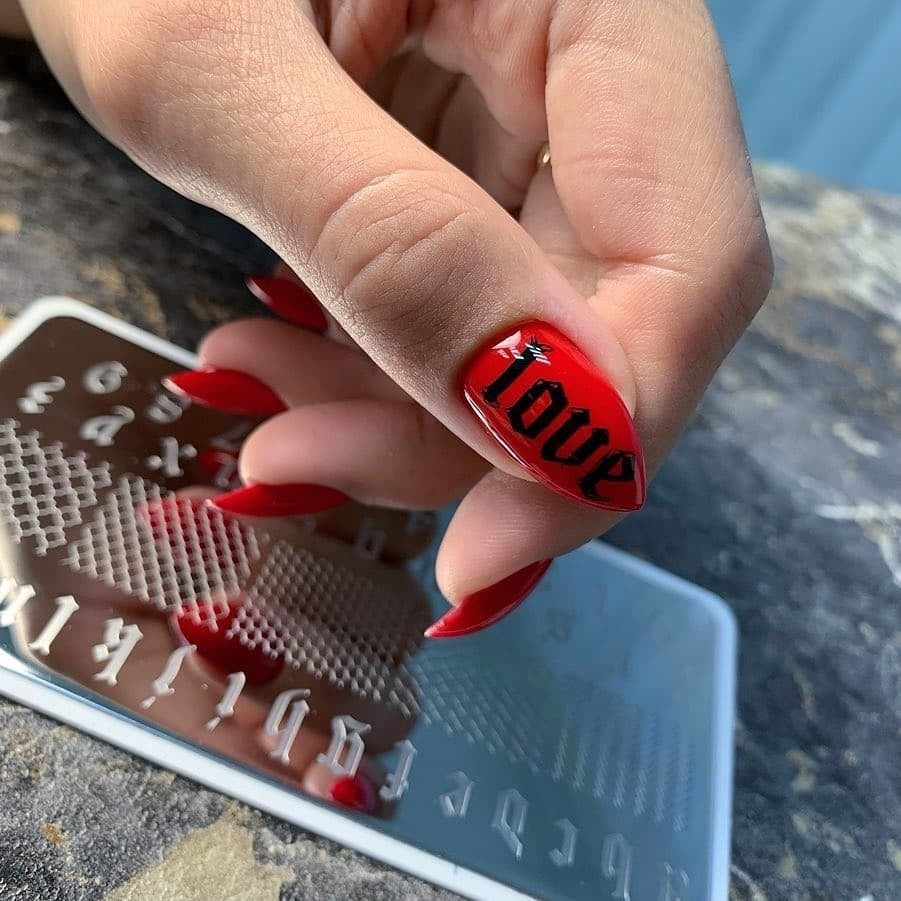 Stamping plate stencils n. 044 di Swanky