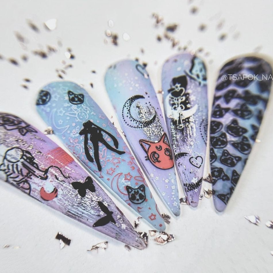 Piastra per stamping modello Nr. 077 di Swanky