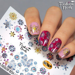 Дизайн наклеек Metallic M162 (водорастворимые наклейки)