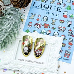 Sticker Design WB17 (Wasserlösliche Aufkleber) Wintermotive