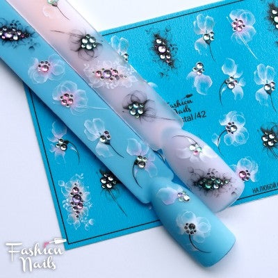 Sticker Design 3D Crystal No. 42 (Water-soluble stickers)