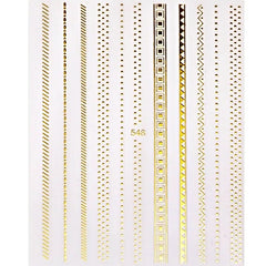 Fasce decorativi autoadesive oro n. 548