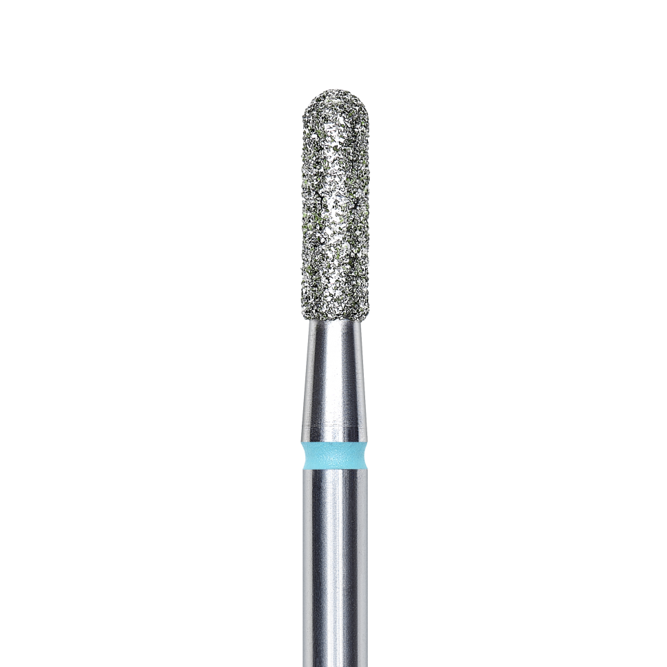 Fräseraufsatz Zylinder abgerundet Diamant Bit mittel (blau) in Größen: 1,4mm 2,3mm 2,5mm von STALEKS