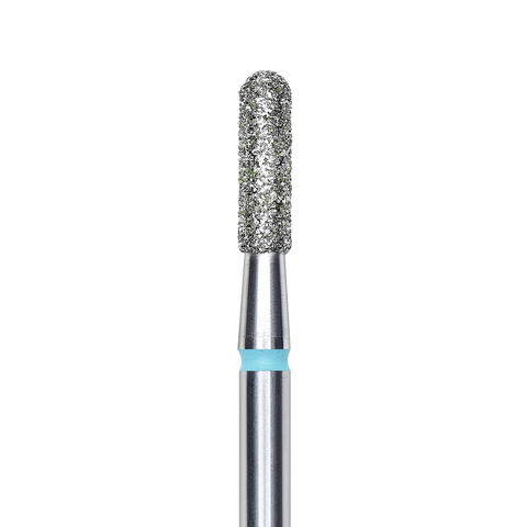 Fräseraufsatz Zylinder abgerundet Diamant Bit mittel (blau) in Größen: 1,4mm 2,3mm 2,5mm von STALEKS