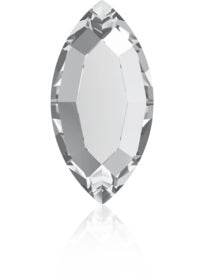 Strassini "2200 Crystal" 20 pz. (4mmx2mm) di Swarovski