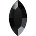 Strass pietre "2200 Jet" 6 pz. (8mmx4mm) di Swarovski