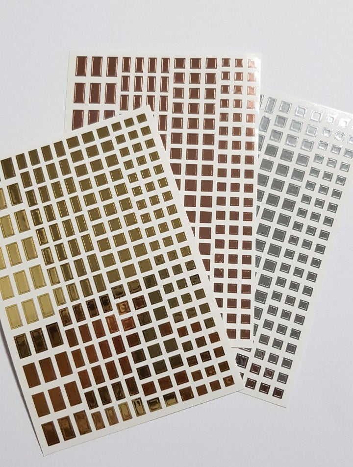 self-adhesive slider stickers (gold rose shapes) No. 29 from i-Stix