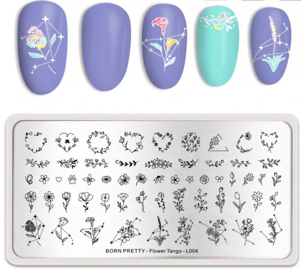 Piastra di Stamping Stampo Fiori FTL004