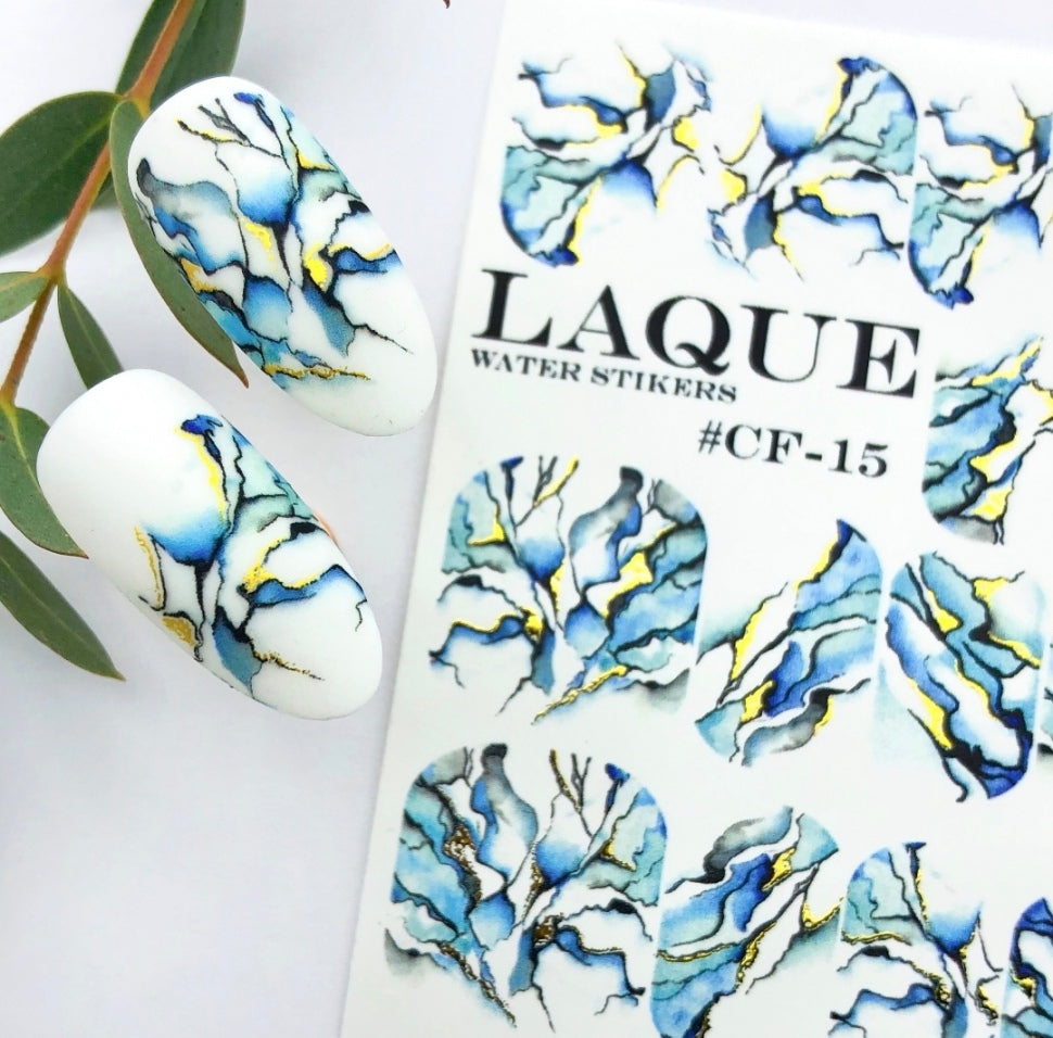 Slider with foil CF-15 (water-soluble stickers) from Laque