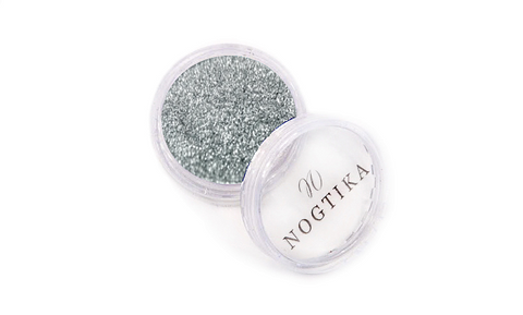 Glitter Pigment zum Einpolieren silber G18