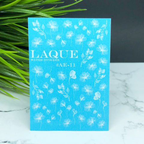 Sticker Design AE11 white by LAQUE (Water-soluble stickers)