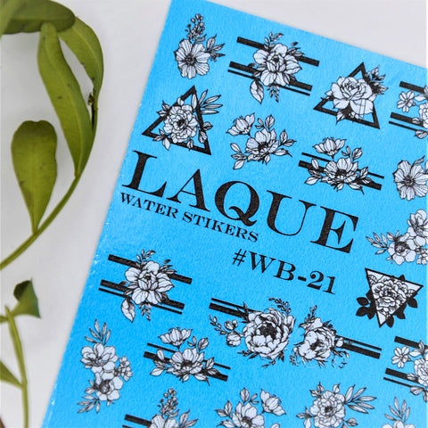 Sticker Design WB21 di Laque (Adesivi solubili in acqua)