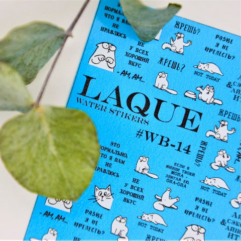 Sticker Design WB14 (Adesivi idrosolubili) di Laque