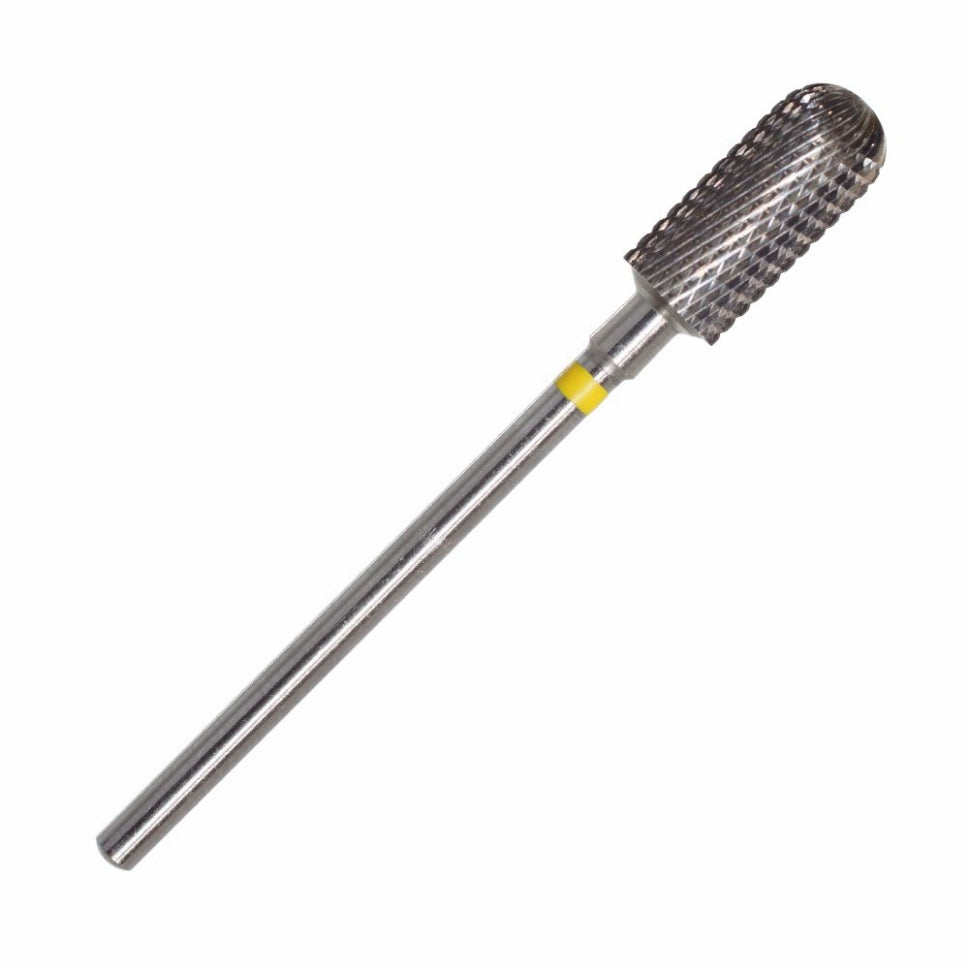 Fräseraufsatz in carburo di tungsteno super fine (giallo) nelle dimensioni: 5,0 mm a 6,0 mm (REVERSE 6,0 mm) di KMIZ
