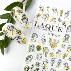 Slider with foil CF-17 (water-soluble stickers) from Laque