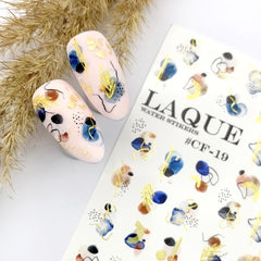 Slider with foil CF-19 (water-soluble stickers) from Laque