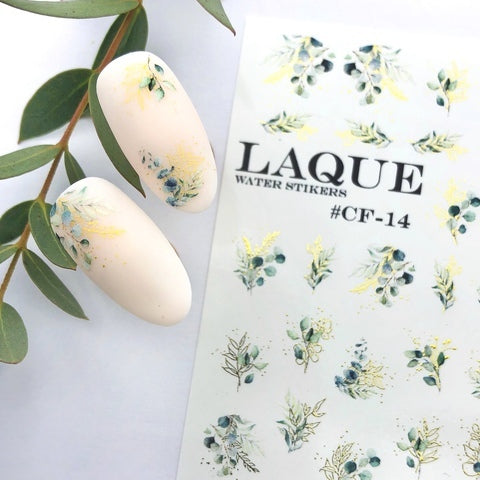 Slider with foil CF-14 (water-soluble stickers) from Laque