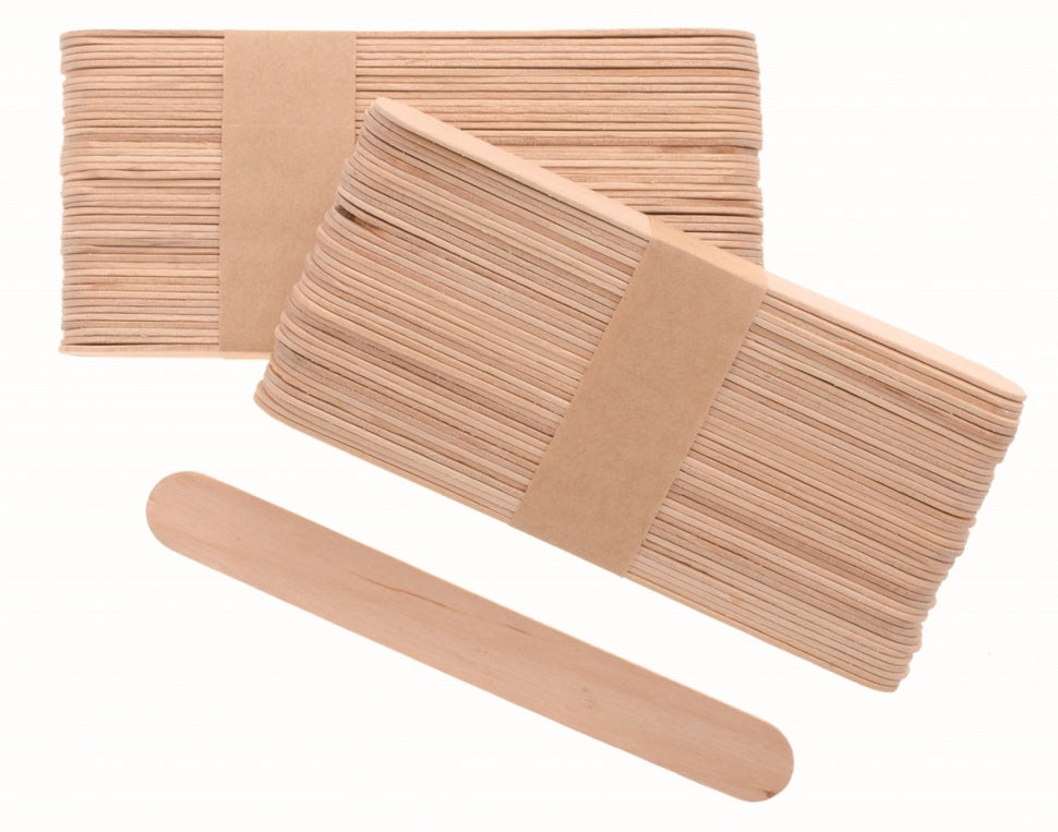 Wooden sticks ideal for sugaring (15cmx1.8cm) 10 pcs.