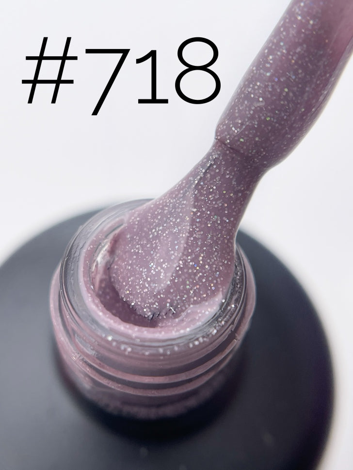 Gel Polish Opal Line 718 "GOLDEN RUSH" (8ml)