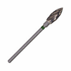 Milling cutter attachment carbide bit pointed arch coarse (green) size: 5.5 mm from KMIZ