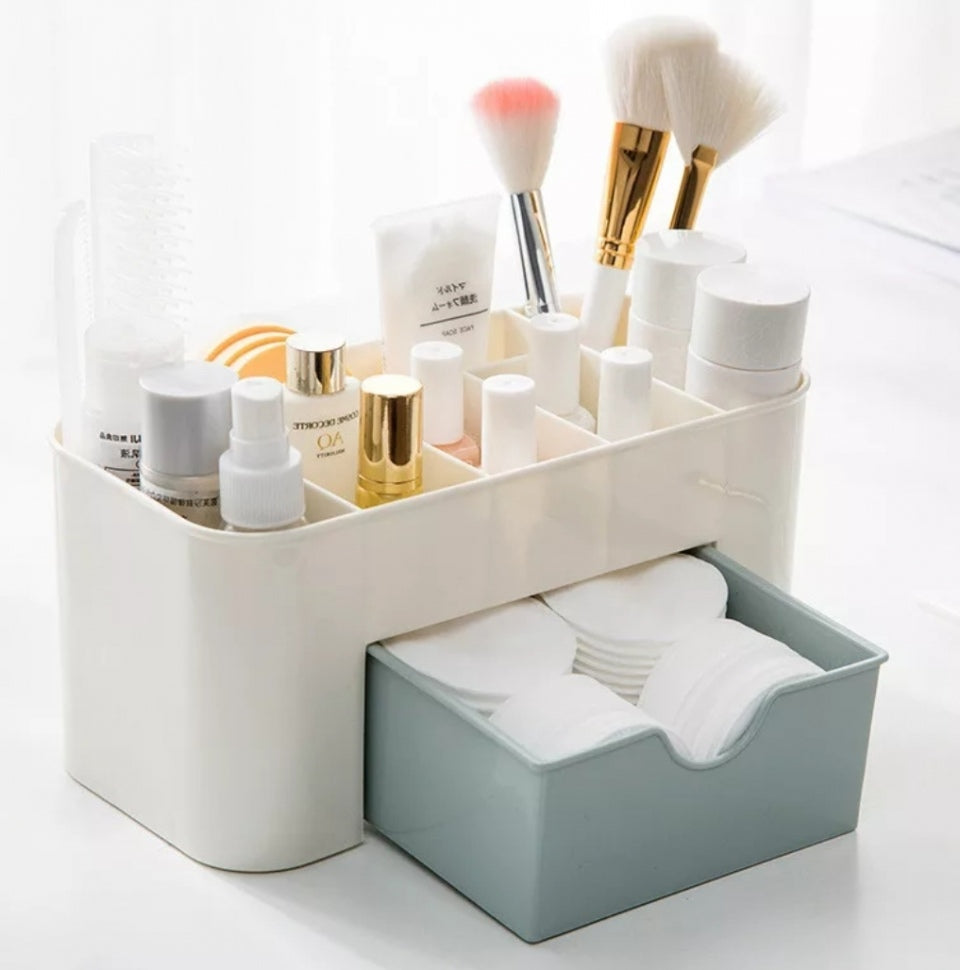 Organizer Box для ногтевого аксессуара бежево-розовая