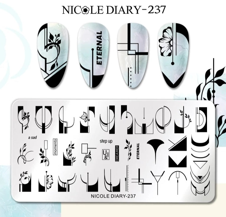 Piastra di Stamping Stencil ND-237