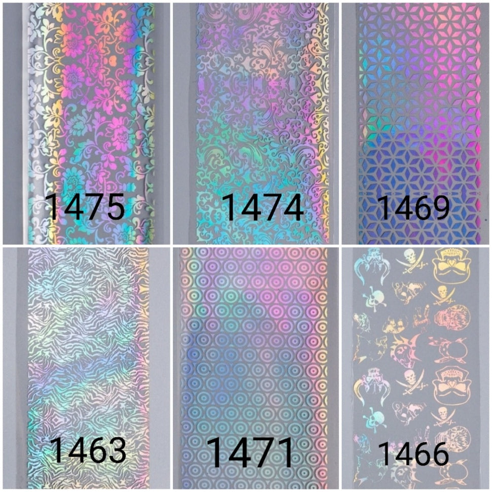 Folie Holografica Trasferibile in Diverse Colorazioni di ZOO Nail