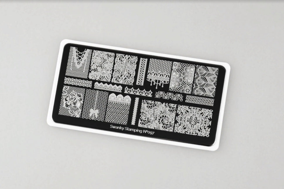 Stamping Platte Schablone  Nr. 097 von Swanky