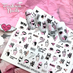 Sticker Design W86 (Adesivi idrosolubili)