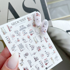 Sticker Design RF373F (Adesivi solubili in acqua)