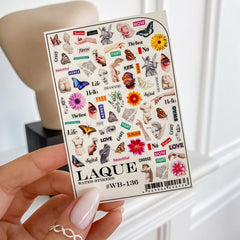 Sticker Design WB136 (Water-soluble Stickers) by Laque