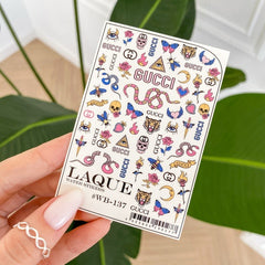 Sticker Design WB137 (Water-soluble Stickers) by Laque