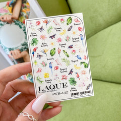 Sticker Design WB142 (Water-soluble Stickers) by Laque
