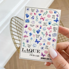 Sticker Design WB149 (Water-soluble Stickers) by Laque