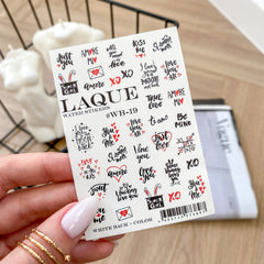 Sticker Design WB19 (Water-soluble Stickers) by Laque