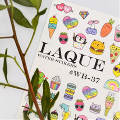Sticker Design WB37 (Water-soluble Stickers) by Laque