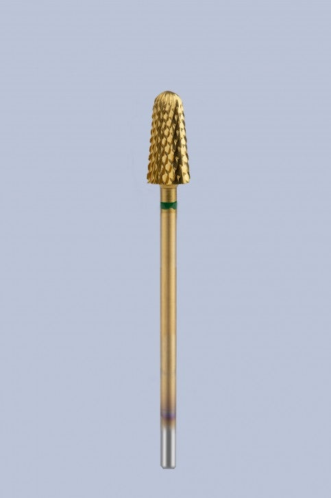 Fräseraufsatz Hartmetall titanbeschichtet (gold) mittel und grob
