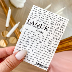 Adesivi autoadesivi S-06