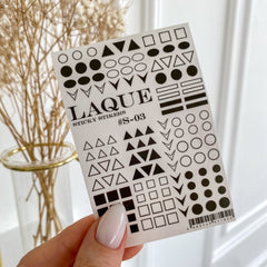 Adesivi autoadesivi S-03 neri