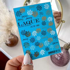 Slider with foil CF-09 gold (water-soluble stickers) from Laque