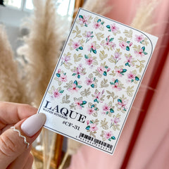 Slider with foil CF-31 (water-soluble stickers) from Laque