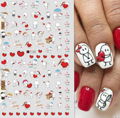 Sticker self-adhesive F106 Love, Heart