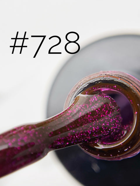 Gel Polish Shine Line 728 "GOLDEN RUSH" (10ml)