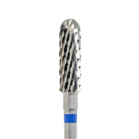 Fräseraufsatz in carburo, punta media (blu) con dentatura trasversale in misure: 4,0 mm di KMIZ