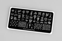 Stamping Plate Stencil Nr. 081 di Swanky