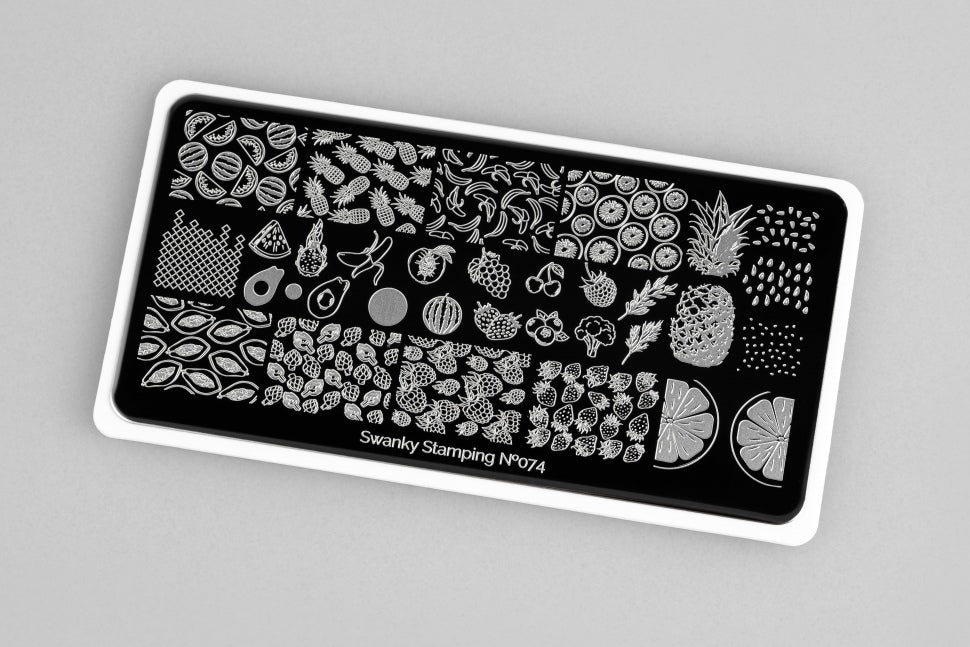 Stamping Plate Schablone Nr. 074 di Swanky